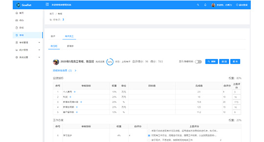 員工績效考核系統軟件
